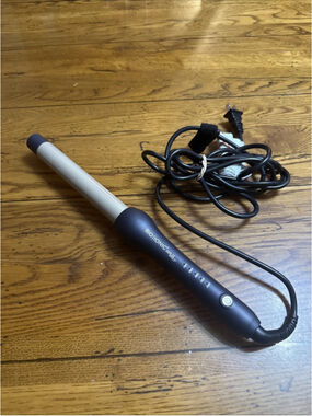 Bio Ionic Gold Pro Curling Wand 1" Shine+ Condition Moisturizing Heat 430°F